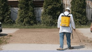 Пылеподавители ChemiBind - Нанесение и результат работы разных марок на пылящей дороге