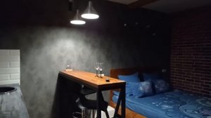 БРУТАЛЬНАЯ КВАРТИРА СТУДИЯ В СТИЛЕ ЛОФТ//РУМ ТУР ПО КВАРТИРЕ В 36 КВАДРАТОВ//ДИЗАЙН ИНТЕРЬЕРА//ОБЗО