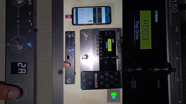 MOOER GE150 + M-VAVE CHOCOLATE WIRELESS MIDI CONTROLLER + MIDI CHIEF смотреть онлайн