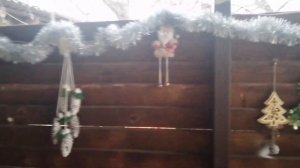 украшение дачи к новому году. Начало. ???