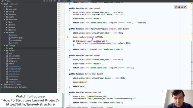 Laravel Controllers and Routes: Where to Put "Extra" Methods?