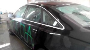 Как смывается меловая краска с авто