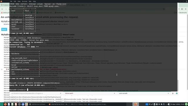 playing with dotnet core 47 - dataStorage14  implmentation of CRUD create drop APIs and debugging