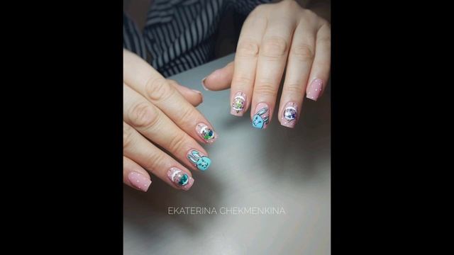 Мои маникюрные работы #маникюр  #дизайнногтей #ногти #распаковка #маникюрчик