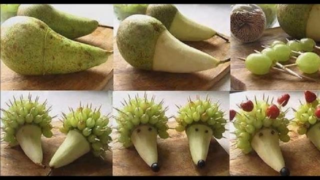 Фруктовая нарезка на праздничный стол Украшение блюд фото смотреть онлайн