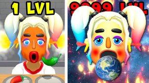 Попробуй Съешь ОГНЕННЫЙ ПЕРЕЦ! Эволюция в Extra hot chili 3d