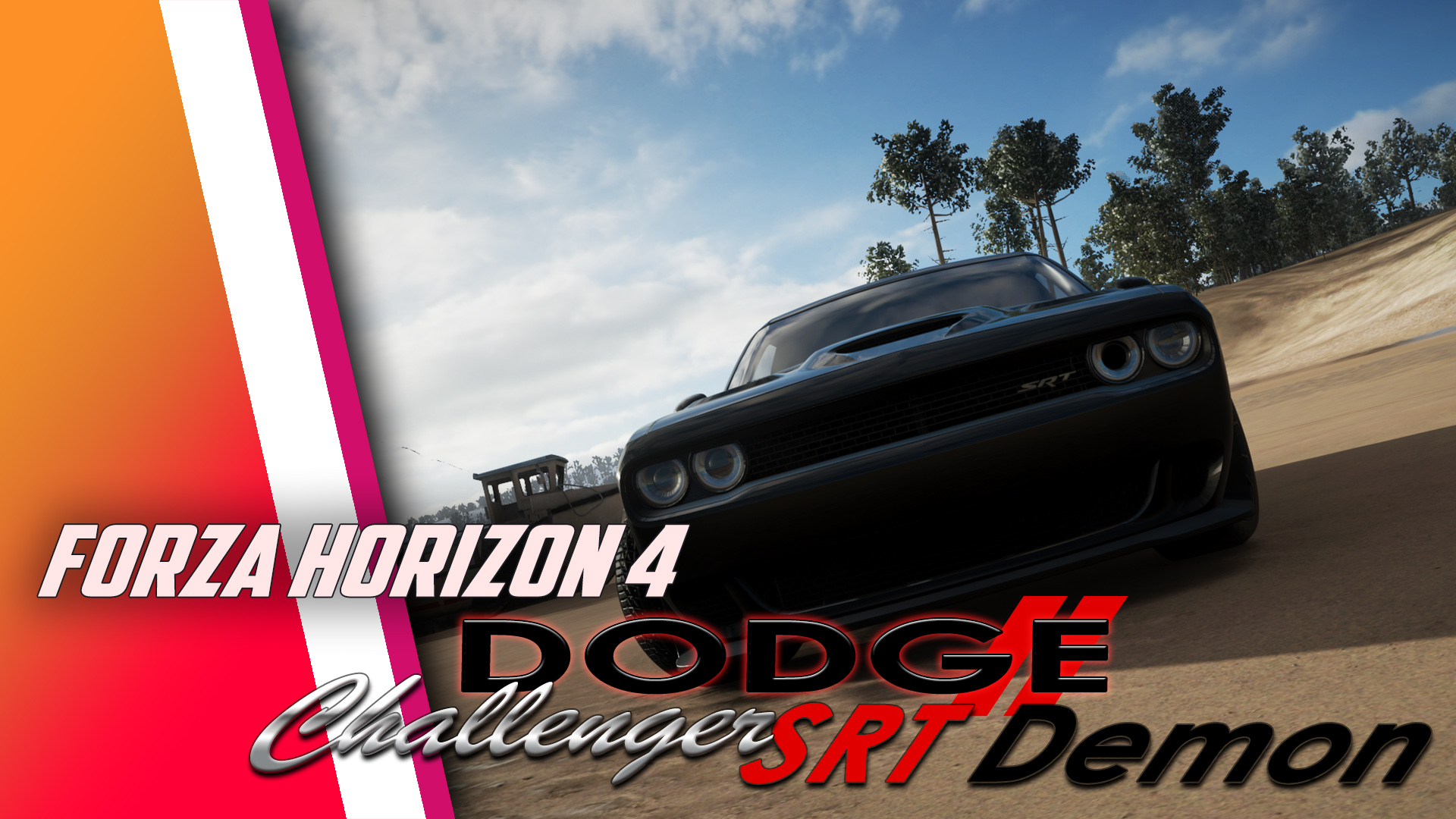 Forza Horizon 4. Dodge Challenger SRT Demon. Free driving gameplay