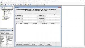 FORMULARIO EN VBA EXCEL[NUEVO, MODIFICAR, BUSCAR, ELIMINAR, VACIAR] 100% FACIL-2020|CONOCIENDO EXCE