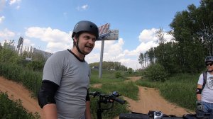 ТЕСТ-ДРАЙВ - крутые косогоры! Электросамокат iBalance Bandit