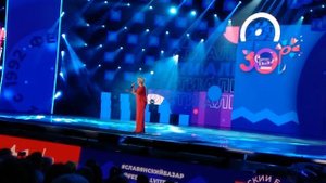 Илона Броневицкая на фестивале Славянский базар в Витебске.