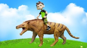 БЕН 10 против Одичавших Животных! - Супергерои игры битвы с Бен Тен. Новые видео для мальчиков.