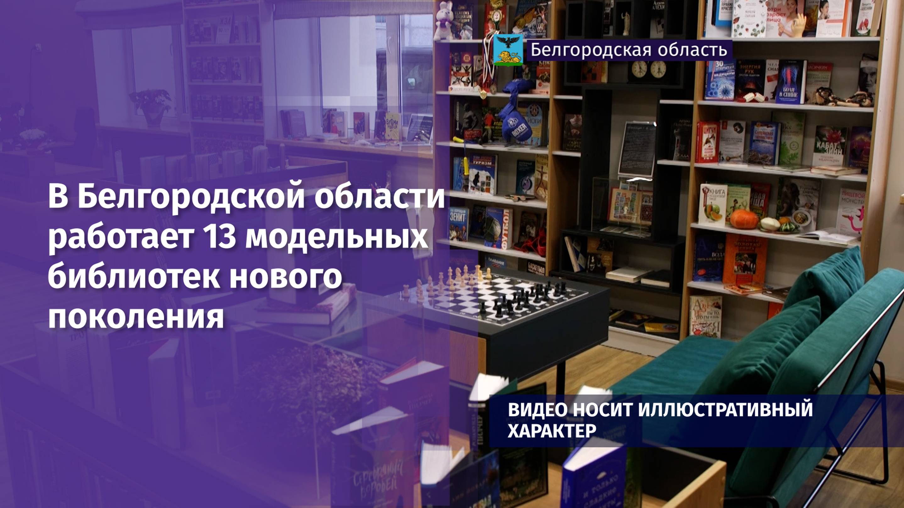 13 модельных библиотек нового поколения работает в Белгородской области