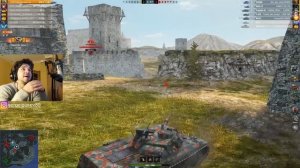 WoT Blitz - Статист против статистов ● Бой 1 в 5 на реакции и скиле STB-1 (WoTB)