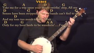 Mr. Tambourine Man (The Byrds) Banjo Cover Lesson with Chords/Lyrics