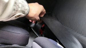 Как установить автокресло Siger diona спиной вперед для грудного ребенка на заднее сиденье авто.