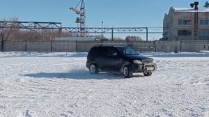 проверка   Mercedes ml163 3.2   Brabus Limited на устойчивость по свежему снегу