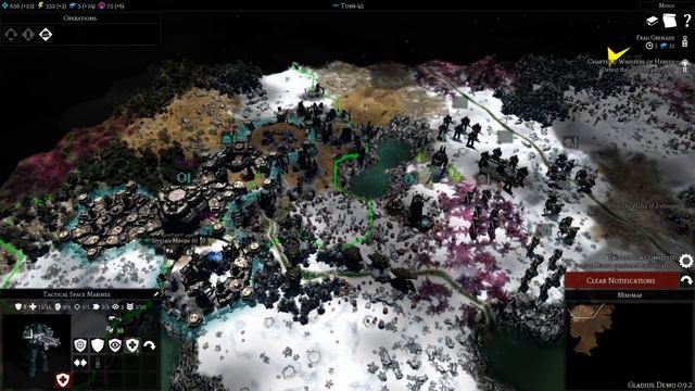 Space Marine Stronghold Assaulted - Warhammer 40k : Gladius - Relics of War Gameplay