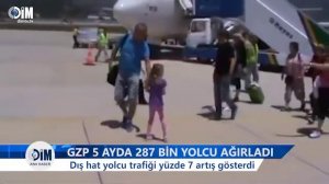 GAZİPAŞA-ALANYA HAVALİMANI'NA 5 AYDA REKOR YOLCU SAYISI - HABERLER