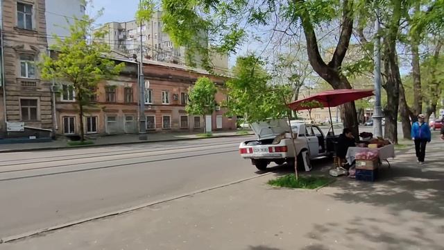 Одесса. 13 мая 2023. Центр города, баня номер 4, Молдаванка, барахолка. смотреть онлайн