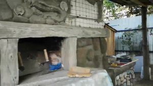Помпейская печь своими руками.Арт бетон