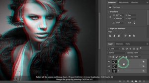 How to create portrait glitch effect in photoshop | Adobe photoshop tutorial