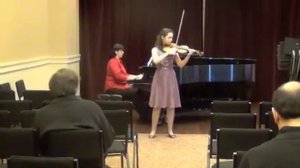 Francesca Bass (16 ys.) Plays Vieuxtemps Violin Concerto no. 5 (Part One)