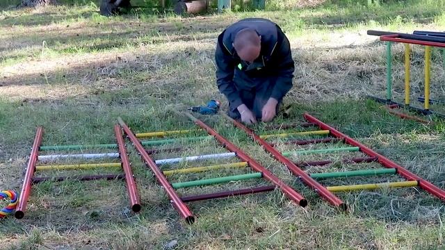 Установка дачного спортивного комплекса Вертикаль А1 П
