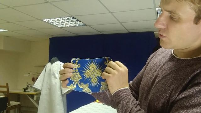 Церковное облачение. Шьем поручи. смотреть онлайн