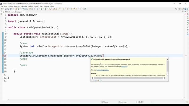 Find Sum Average Min and Max using Java8 | Most Asked Interview Questions (HINDI) | CodeMyth