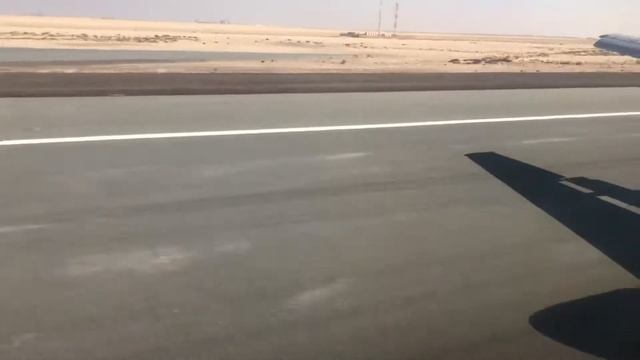 Идём на посадку Azur air Дубай аэропорт Аль Мактум Al Maktoum