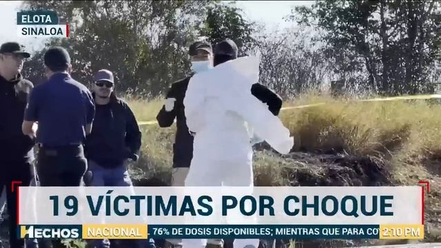 Tragedia en Sinaloa | Choque entre AUTOBÚS y TRÁILER deja 19 muertos