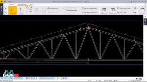 Creating Assembly drawings from multi span truss in Tekla Structures