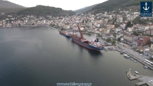 MV MEGA SUN - Discharging operations at Amfilochia port on 13 & 15.11.18