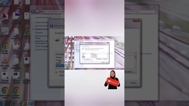 How To Install Printer Driver In Windows 7 / YouTube Short Videos / Learn With Toheed