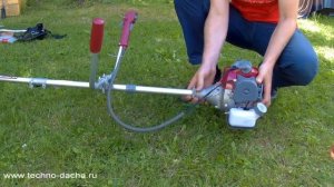 Запуск мотокосы Expert