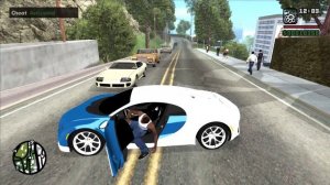 Secret Bugatti Chiron Super Car Location in GTA San Andreas (Cheat Code)