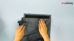 Lunch bag sewing tutorial/How to make a lunch bag easy/fabric lunch bag diy/canvas bag diy/arasewin