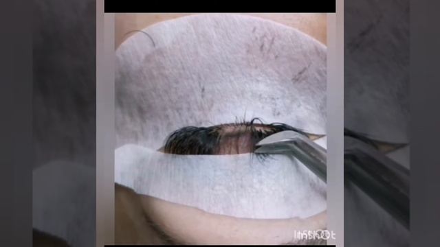 Наращивание ресниц с открывающимися глазами.. смотреть онлайн