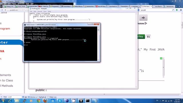 Java - Session 05- Java Hello World- Tamil Tutorials смотреть онлайн