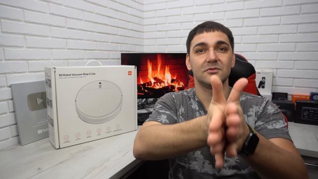 Робот пылесос с камерой - MI robot vacuum mop 2 lite смотреть онлайн