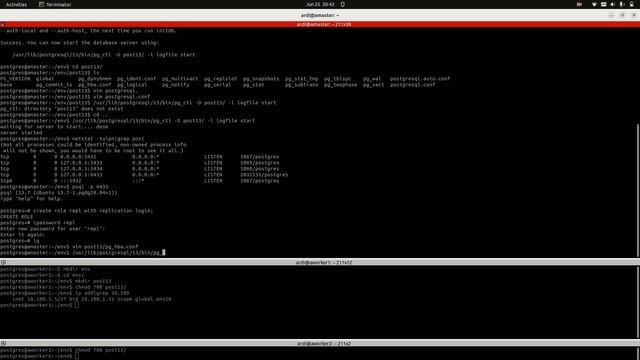 Master Slave Postgresql - 13 смотреть онлайн