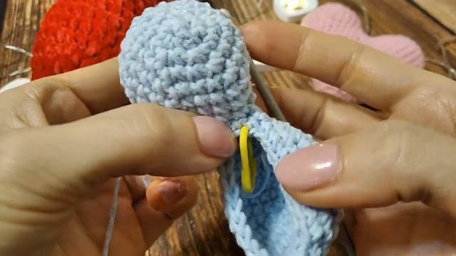 ВЯЖЕМ ОБЪЕМНОЕ СЕРДЦЕ  Валентинку крючком. Crochet. Volumetric heart Valentine