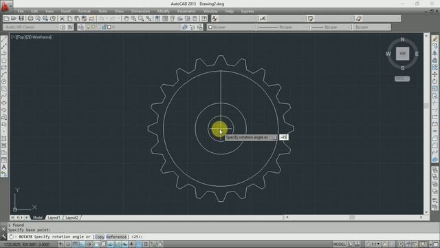 AutoCAD 2020. AutoCAD 2D Gear. Making a 2D Gear in Autocad. AutoCAD Tutorial in hindi. AutoCAD Gear смотреть онлайн