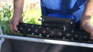 Мангал с электроприводом и подъёмным дном. (šašlykinė su elektros pavara ir su kėlimo dugnu)