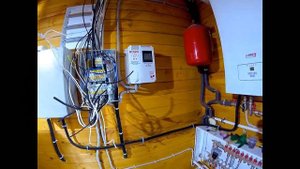Водяной теплый пол сухой монтаж из трубы нержавейки
