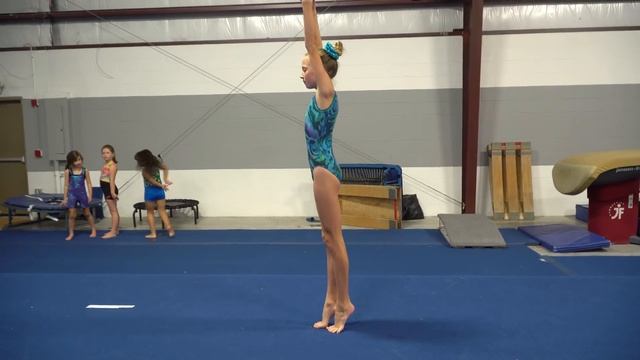 USAG Level 1-3 Gymnastics Floor Routine| Kaia SGG смотреть онлайн