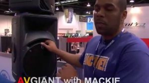 Mackie SRM-450 V2 Powered Speakers at NAMM w/ AVGIANT