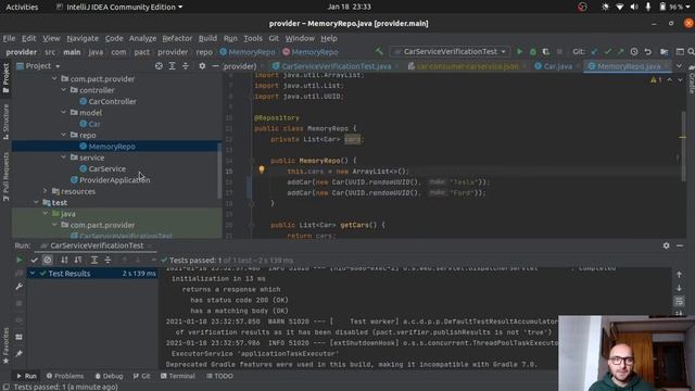Introduction to Consumer Driven Pact Testing - Angular, Spring Boot, Docker, Jest, Junit and Mockit