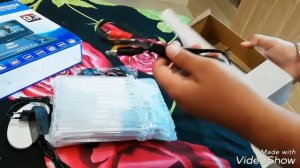 Portable EVD player with 9.8 screen unboxing and first look