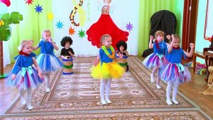 Танцы в старшей группе детского сада - видео. Танец папуасов.